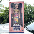 80cm Barbie Doll Girl Princess Dress Up Wink Eyes With Light Music Joint Doll Toy. 