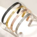 Ayatul Kursi Adjustable Bracelet Stainless Steel Islamic Jewelry Gift for Men and Women Arabic Cuff in Gold Silver Black Rose Gold.