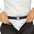 Men's Shirt Holders, Trouser Belts, Invisible Elastic Belt, Men's Shirt Stays, Elastic Jumper Band, Invisible Women's Belt with Flat Buckle, Non-Slip, Adjustable.