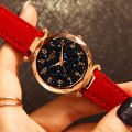 Luxury Brand Starry Sky Watch Women's Watches Personality Romantic Luminous Fashion Starry Sky Wrist Watch Leather Rhinestone Designer brand new and high quality. 