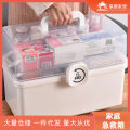 Large medicine box, home pack, large capacity medicine box, household medicine, multi-layer extra-large classified medicine box, first aid storage box. 