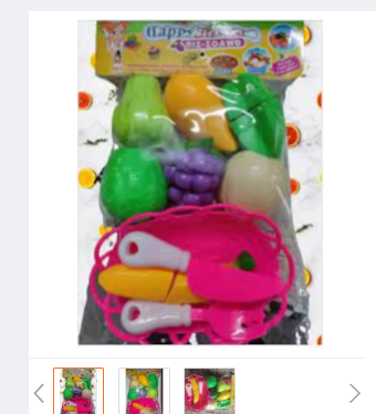 Play Food Toy cutting Fruit & Food cutter Set play Kitchen Kits early Education Toys for Girls AND BOYS 10 Pcs