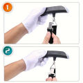 Digital Luggage Weight Scale Portable Electronic Hanging Scale Black Model 50KG. 