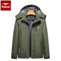 Telent Men's Assault Jacket Fleece-Lined Thickened Cotton Clothing Young and Middle-Aged High-End Waterproof Windproof Warm Cotton Coat. 