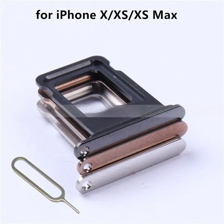 Sim%20Tray%20for%20iPhone%20X/%20iPhone%20XS%20/%20iPhone%20XS%20Max%20(Free%20High%20Quality%20Sim%20Ejector%20Pin)%20-%20Image%202