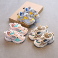 Girls' shoes, summer models, 2023 new children's shoes, spring and autumn fashion trendy brand sneakers, boys' Internet celebrity casual shoes.