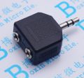 4pcs 3.5mm Audio Headphone Cable Cord Splitter Adapter Jack Y One to Two Stereo.