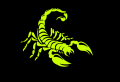 Scorpion sticker for bike. 