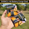 Duracell Plus Power AA LR6 1.5V Long Lasting Alkaline Battery - 2 Pcs Pack (Non Rechargeable).