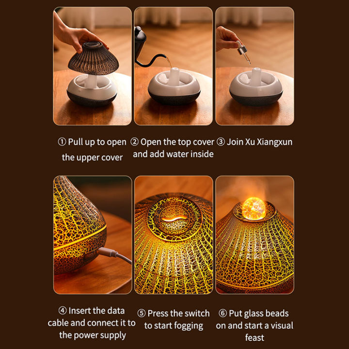 Volcanic%20Aroma%20Diffuser%20Essential%20Oil%20Lamp%20160ml%20USB%20Portable%20Air%20Humidifier%20with%20Color%20Flame%20Night%20Light%20-%20Image%203