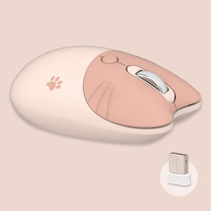 FANTASY%20T%20MALL%20Mofii%20M3AG%20Cat%20Shape%20Wireless%20Mute%20Mouse%20Super%20Cute%20Cartoon%20Design%20Gaming%20Mouse%20Office%20Mouse%20Girls%20Fashionable%20Personality%20Meow%20Mouse%20Portable%20Ergonomic%20Mouse%20with%203%20Adjustable%20DPI%20For%20PC%20Laptop%20Computer%20Office%20Gift%20-%20Image%204