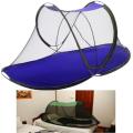 Portable Folding Mosquito Net - Single (Multi Color). 