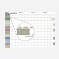 2024 Wall Calendar 12 Monthly Calendar Poster Calendars Annual Yearly Planner Thick Paper 29x20 Inch Home Schooling Planner. 