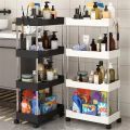 Wide type Rolling Storage Cart Mobile Gap Storage Rack Multi-purpose Utility Cart Kitchen Organizer Shelf Bathroom Storage Rack Push Trolley Shelf Floor Multi-layer Crevice Living Room Storage Trolley Kitchen Crevice Shelf. 