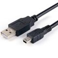 1PC USB Charging Cable USB 2.0 Male A To Mini B 5-pin Charging Cable for Digital Cameras Mini USB Cable Data Charger Cable. 