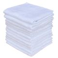 ১২ পিস সাদা তাওয়াল(১১×১১ )ইঞ্চি -12 Pcs White Wash Towel -(11x11) inch. 