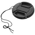 58Mm Lens Cap With Lens Cap Leash Hole Bundle For Dslr Cameras For (58Mm)- 4 Pack. 