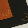 WhiteHat Nonslip Veg tanned leather Mousepad Gaming Mousepad for regular uses-Black.