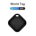 Long Distance Smart Tag Key Finder Item Locator Pet Wallet Bike Anti-lost Finder Mini Global Locator Work with Apple Find My APP. 