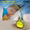 Cute Cartoon LED Reading Lamp Three-Speed Dimming USB Charging Reading Desk Lamp Sleeping Eye Protection Student Night Light.