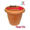 Plastic Flower Tob 01 Pcs Bundle Plastic Flower Tub Gardening Tob planter/ Gardenware tools 8" inch. 