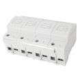 PV AC Surge Protector Stable Performance PC Shell Surge Protective Device Safe 35mm Rail Mounting 440VAC Built in Short Circuit Technolog for Hotel. 