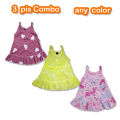 Girls top 3 Pieces Combo by any Color 0-5 years , baby top, kids top, baby girls top.