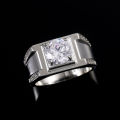 Wedding Ring Ring Wedding Jewelry Men's Knot Luxury Men's Ring 925 Sterling Silver 8mm Lab Diamond Setcosplay. 