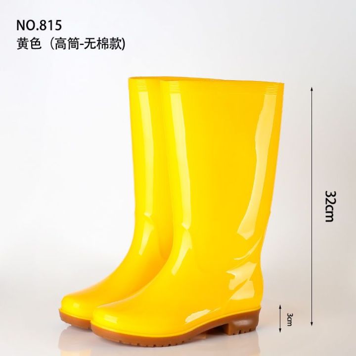 Knee-High%20Rain%20Boots%20Men's%20Boots%20Short%20Tube%20Sanitary%20Rain%20Shoes%20Beef%20Tendon%20Bottom%20Acid%20and%20Alkali%20Resistant%20Middle%20Tube%20Chef%20White%20Rubber%20Shoes%20Female%20-%20Image%203