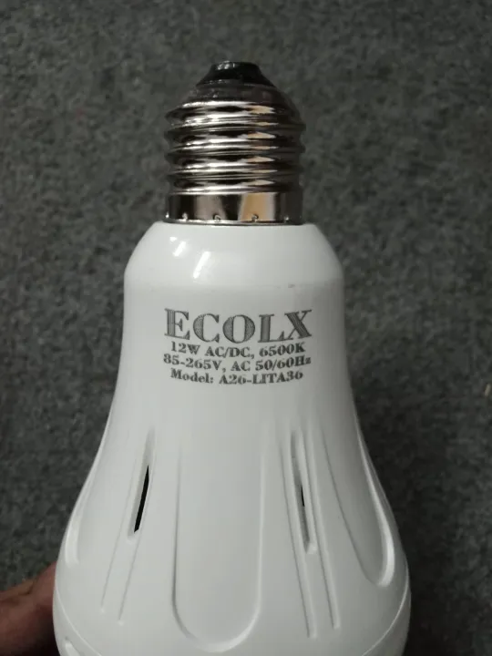 12W%20Led%20Energy%20Saver%20Ac/Dc%20Lamp%20E27,Daylight%20,EcoLX%20-%20Image%203