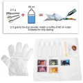 Tie Dye DIY Kit Non Toxic Textile Fabric Pigment Colorful Paint Set Art Supplies. 