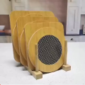 Dinning Table Mat/Wooden Nonslip Heat Pad For Kitchen round.