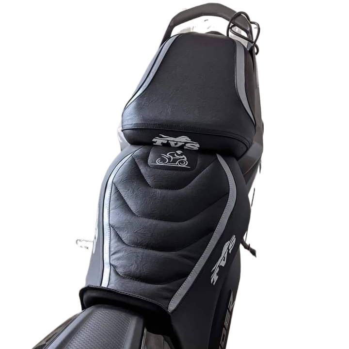 Trvs Rider Tvs Rider silver colour modified seat cover | Daraz.com.bd