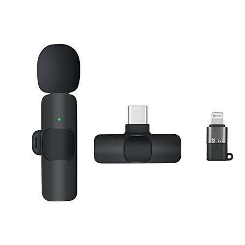 BOYA BY-MW3 Wireless Lavalier Microphone for iPhone iPad 8-Hour Battery 65ft Range