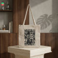 Tag Lifestyle Eco Friendly Fashionable Jute Tote Bag Shopping Bag/College/University Bag, Tote Bag, Jute Bag with Zipper.