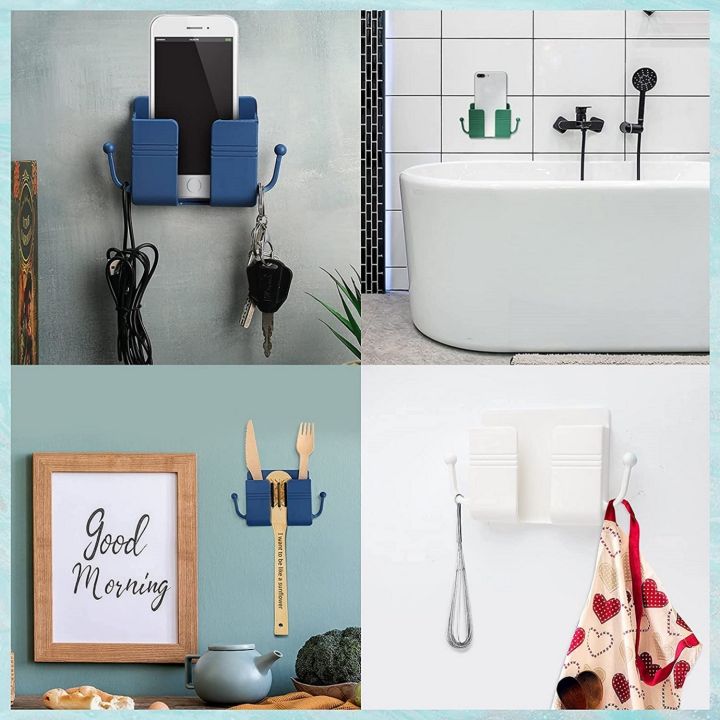 Smart%20Wall-mounted%20Storage%20Rack%20Double%20Hook%20Mobile%20Phone%20Charging%20Bracket%20Wall-mounted%20Remote%20Control%20Storage%20Box%20-%20Image%205