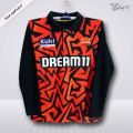 SunRisers Hyderabad full Sleeve Cricket Jersey For Men - SH Long Sleeve Collar Polo IPL Jersey - SunRisers Jersey 2026. 