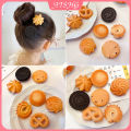 AISHGSimulation Food Biscuit Hairpin Girl Cute Funny Oreo Biscuit Hair Clip Hair Accessories.