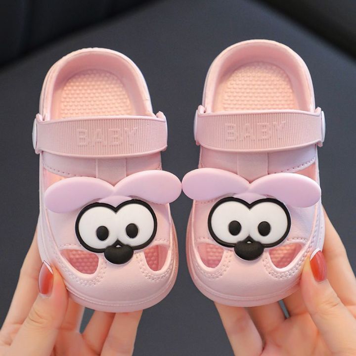 Cartoon%20Children%20Slippers%20Summer%20Indoor%20Non-Slip%20Soft%20Bottom%20Baby%20Boys'%20Hole%20Shoes%20Closed%20Toe%20Infant%20Girls%20Sandals%20-%20Image%203