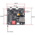 DY-HV8F DY-HV20T Voice Playback Module Board MP3 Music Player 10W 20W 12V 24V Playback Serial Control DIY Electronic. 
