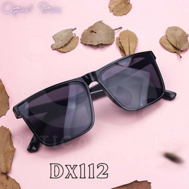 New Trendy Look Famous Very Stylish Black Sunglass for Men New Sunglasses  Men's Driving Anti-UV Sunglasses Concave Shape DX112 (copy)
