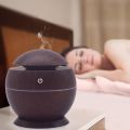 Wooden Air Humidifier Mini Night Light Portable Mist Sprayer USB Electric Air Humidifier 300ML Cool Water Mist Maker with Warm Night Light With 2 Working Modes for Home Office Car. 