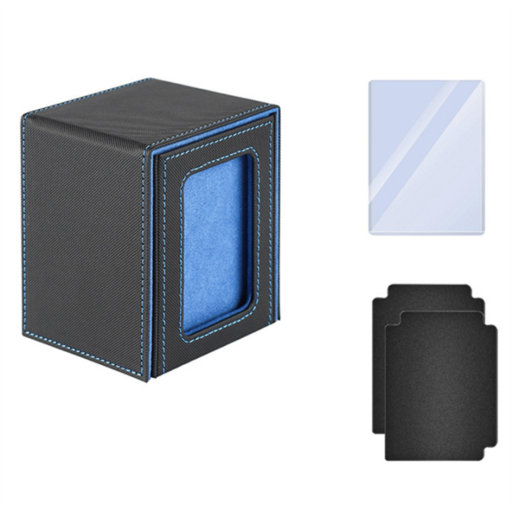 Premium Trading Card Box to Protect Cards Trading Deck Box Blue