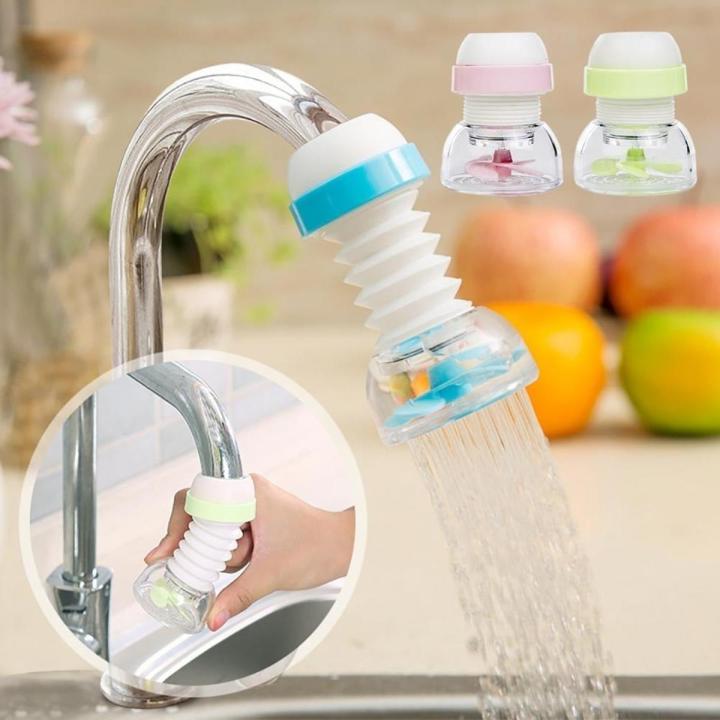 360 Rotation Kitchen Sink Faucet Extender Spouts Sprayers Shower Tap Water Purifier Nozzle Purifier Bubbler Water Saving Filter