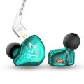 KZ ZSTX Headset 1BA+1DD drivers Hybrid HIFI Bass Earbuds In-Ear Monitor Noise Cancelling Sport Earphones Silver plated cable. 