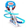 Thomas Train Track Set Toy Electric Staircase Slide Track Set Toy With Light & Music.