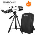 SVBONY SV501P Astronomical Refractor Telescope for Beginners，Kids,400mm Focal Length for Observing Terrestrial and Celestial. 