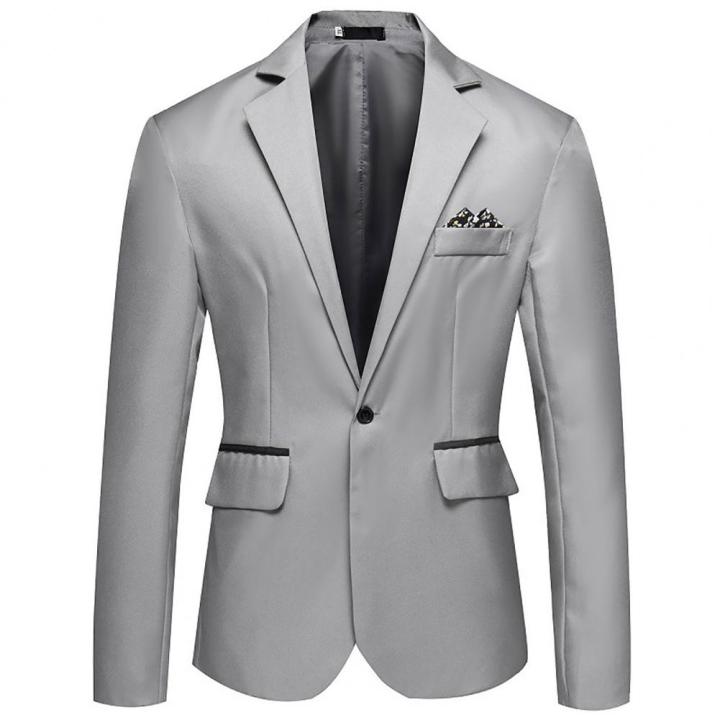 %E3%80%90Nightmaree%E3%80%91Stylish%20Men%20Blazer%20Temperament%20Wedding%20Blazer%20Solid%20Color%20Good%20Touch%20Slim%20Fit%20Suit%20Coat%20One%20Button%20-%20Image%207