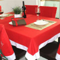 Christmas Chair Covers Tablecloth Santa Chair Back Covers Xams Chair Covers for Christmas Festive Home Dinner Table Chairs Decoration Kitchen Party Decor.
