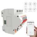 Smart WIFI Circuit Breaker 4P IoT Air Switch Smart Life/tuya Smart APP Control Support Alexa Google Home Professional safety design.